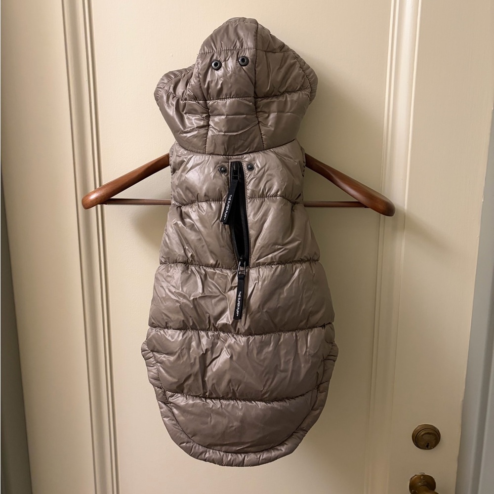 Aritzia Metallic Brown Dog Super Puff “Coat